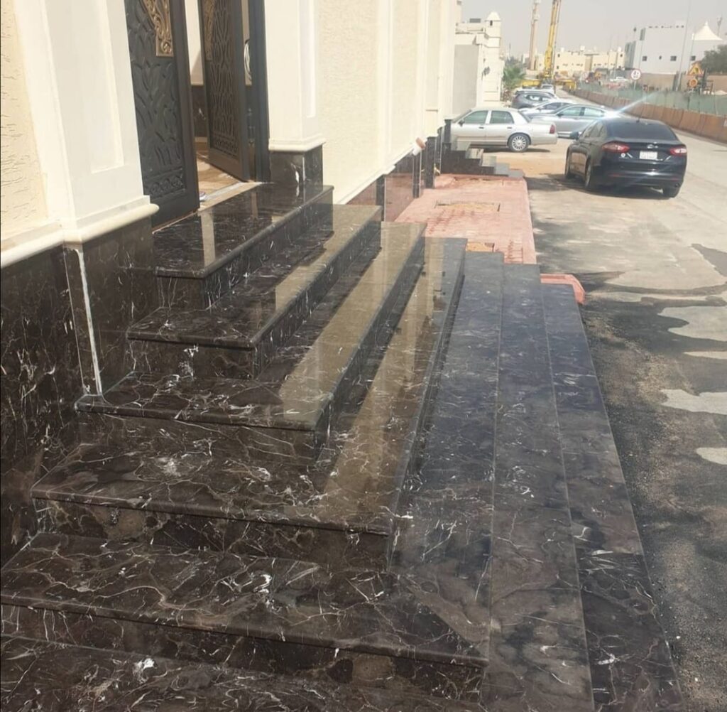 جلي رخام الدرج